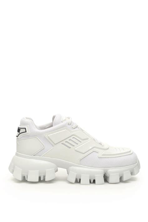 prada cloud sneakers|Prada cloudbust thunder sneakers white.